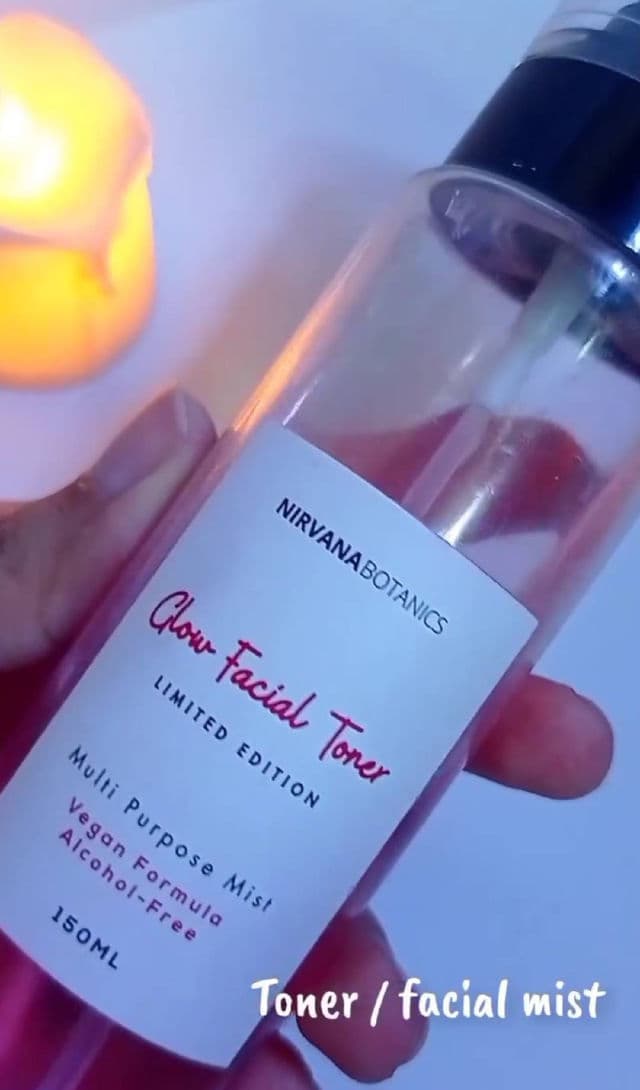 Nirvana Botanics Glow Facial Toner review photo by Shbie
