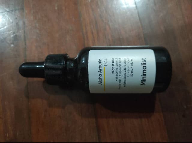 Minimalist Alpha Arbutin 02% review photo by starskies
