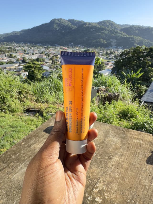 Good Molecules Sheer Mineral Sunscreen SPF 30 review photo by InayraBeautii
