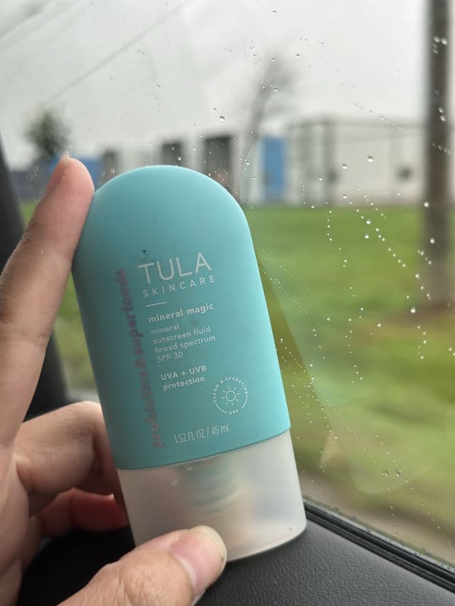 TULA Skincare Mineral Magic Mineral Sunscreen Fluid Broad Spectrum SPF 30 review photo by Tammyp