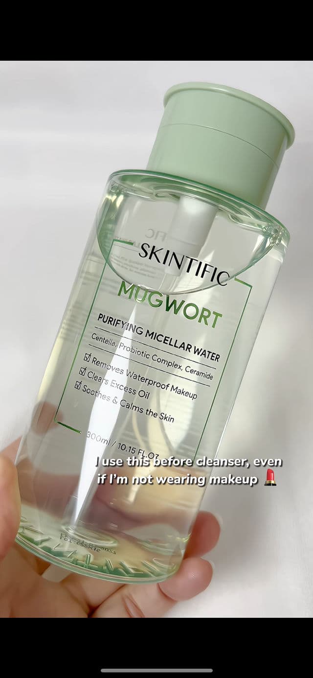 Skintific Mugwort Purifying Micellar Water review photo by byj4zzy