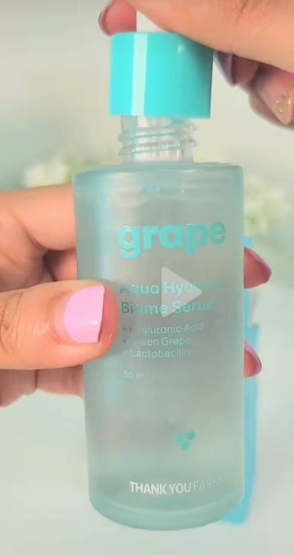 THANK YOU FARMER Grape Aqua Hyaluron Biome Serum review photo by Amix