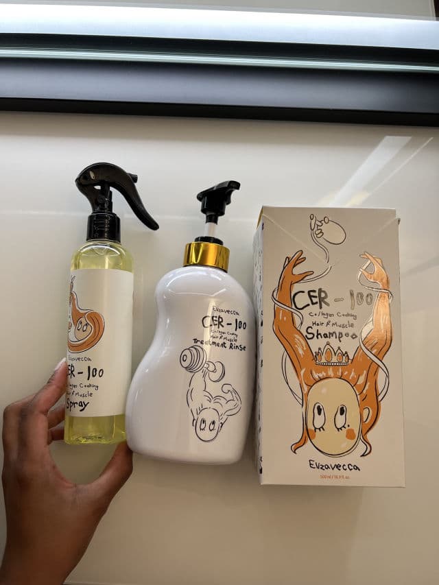 ELIZAVECCA CER-100 Collagen Coating Hair A+ Muscle Fixer Spray review photo by Rayssah