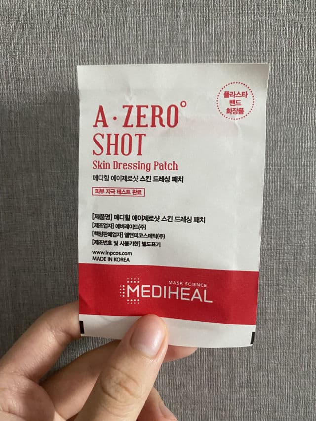 MEDIHEAL A-Zero Shot Skin Dressing Patch review photo by pocelyn