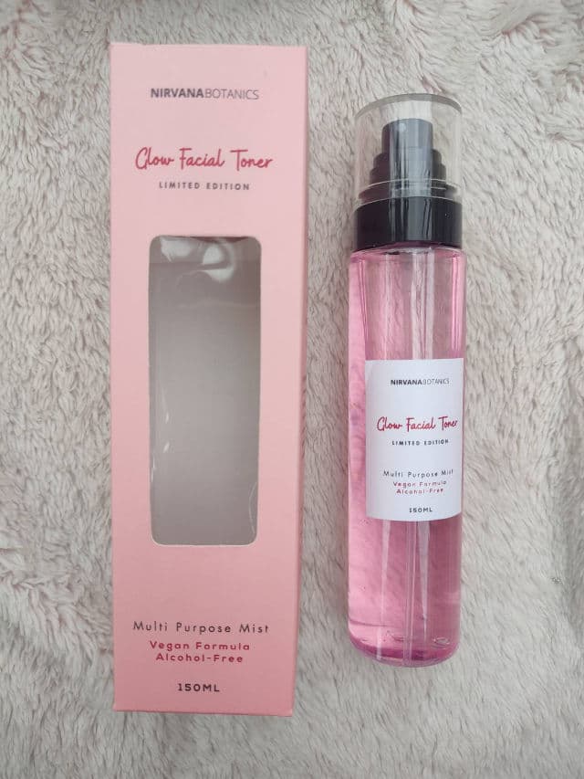 Nirvana Botanics Glow Facial Toner review photo by asabaatblogs