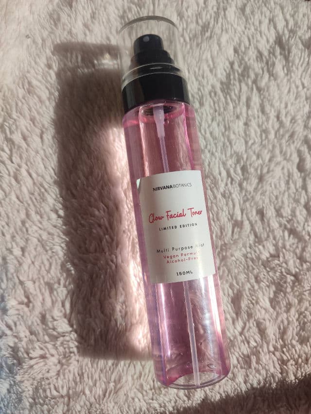 Nirvana Botanics Glow Facial Toner review photo by asabaatblogs