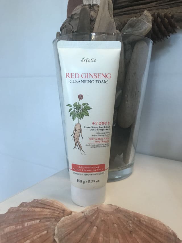 ESFOLIO Red Ginseng Cleansing Foam review photo by Clurue