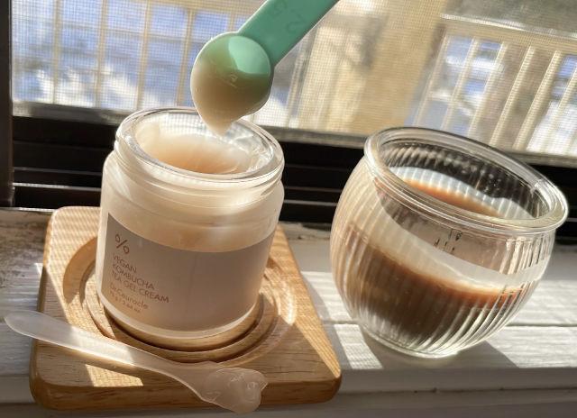 Vegan Kombucha Tea Gel Cream product review