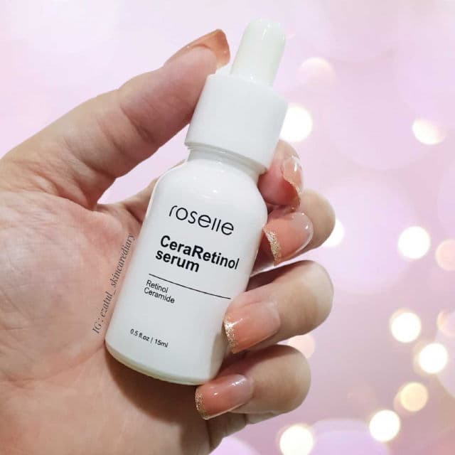 Roselle Skincare CeraRetinol Serum review photo by ezatulSkincareDiary