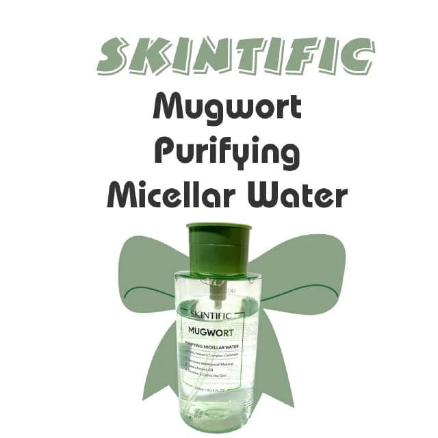 Skintific Mugwort Purifying Micellar Water review photo by ezatulSkincareDiary