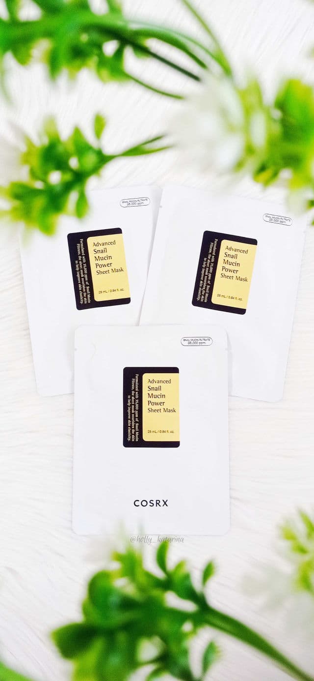 COSRX Advanced Snail Mucin Power Sheet Mask review photo by Hollykatarina