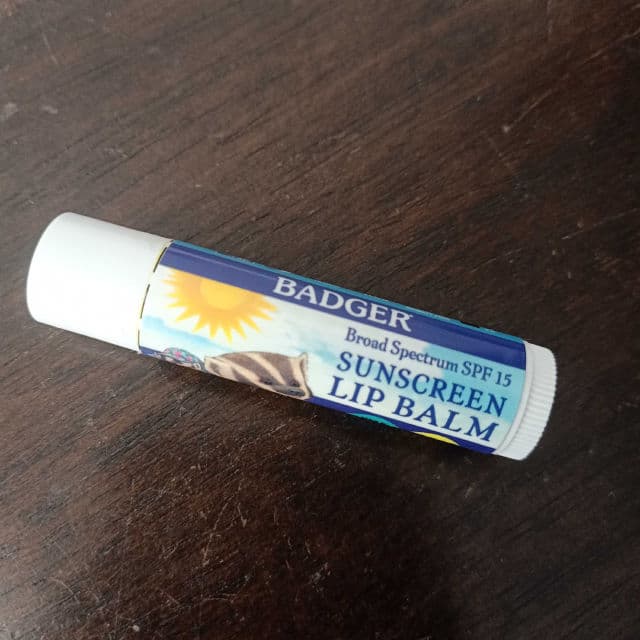 Badger Clear Zinc Lip Balm - SPF 30 review photo by cypress