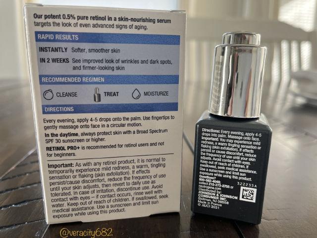 Rapid Wrinkle Repair Retinol Pro+ .5% Power Serum product review