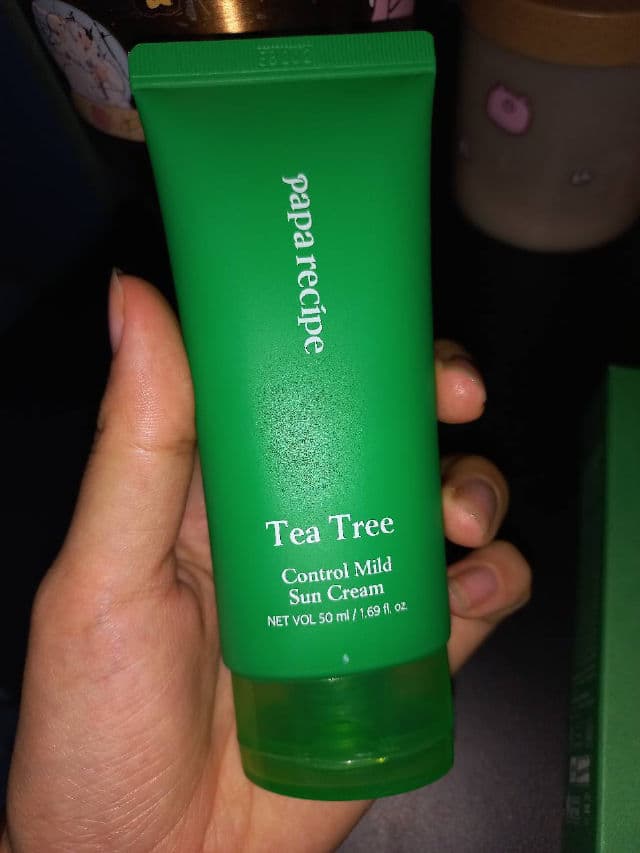PAPA RECIPE Tea Tree Control Mild Sun Cream SPF50+/PA++++ review photo by HanhQuyen