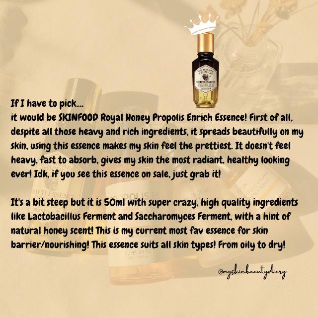 Royal Honey Propolis Enrich Essence product review