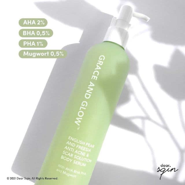Grace and Glow English Pear and Freesia Anti Acne & Scar Solution Body Serum review photo by dearsqin