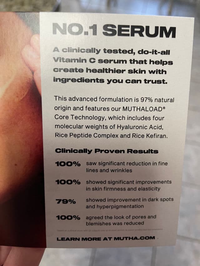 MUTHA No.1 Serum review photo by Browneyedgurl