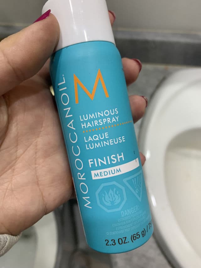 Moroccanoil Luminous Hairspray - Strong review photo by cams99