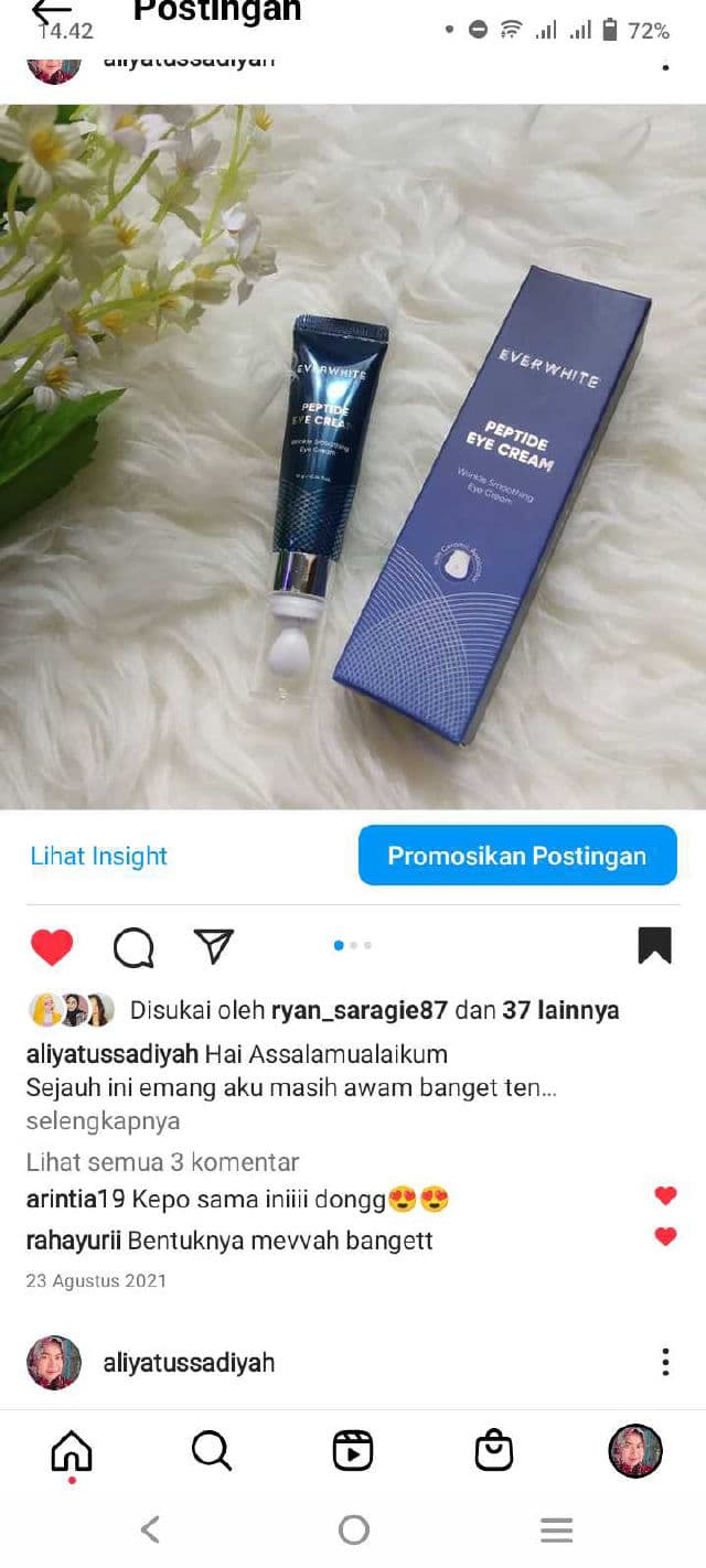 Everwhite Peptide Anti Aging Serum review photo by aliyatussadiyah