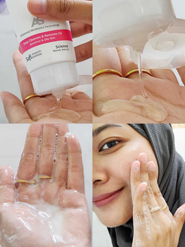 Safi Sensitive Care Probiotics & Niacinamide Foaming Cleanser review photo by skeengeeks