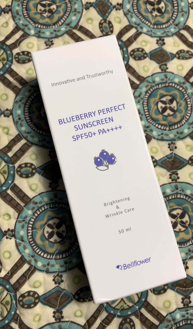 Bellflower Blueberry Perfect Sunscreen SPF50+ PA++++ review photo by robinhop