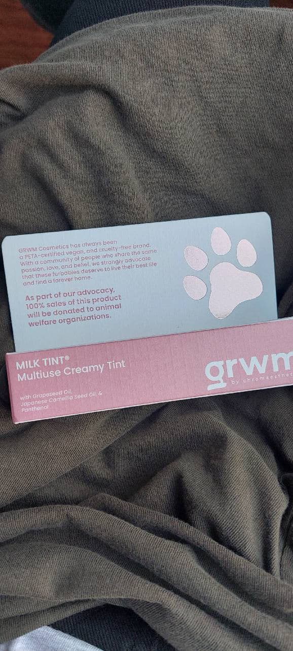 GRWM Cosmetics Milk Tint review photo by Gray17