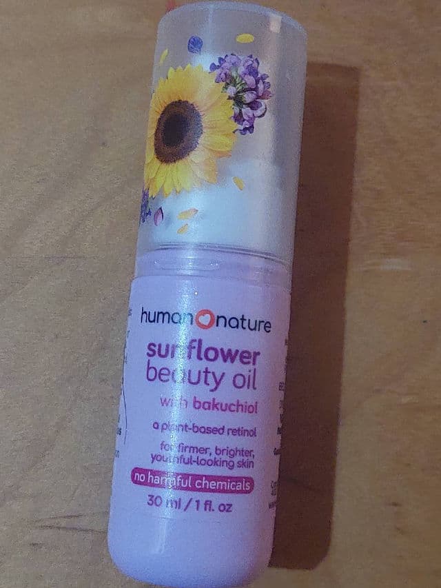 Human Heart Nature Sunflower Beauty Oil with Bakuchiol review photo by Gray17