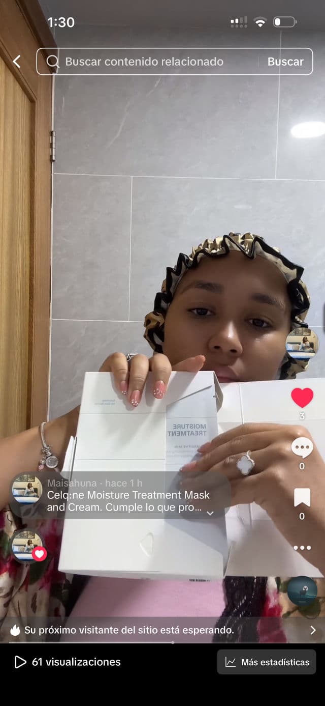 celqne Moisture Treatment Mask review photo by maisahuna