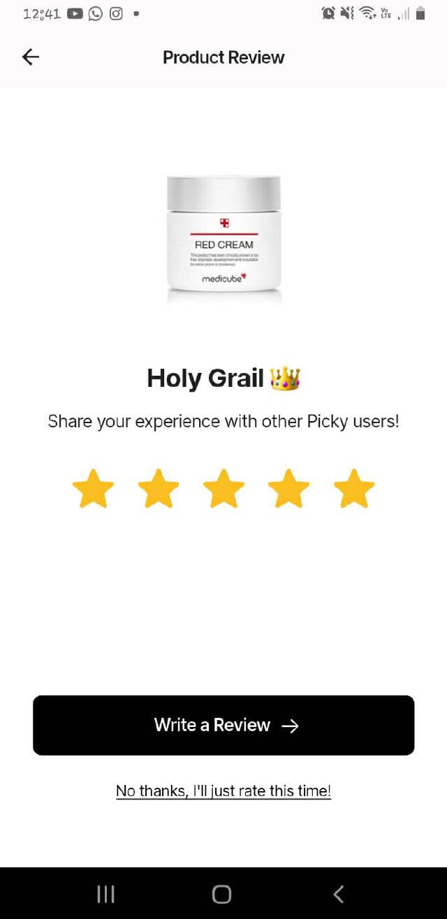 Medicube Red Cream review photo by sierva