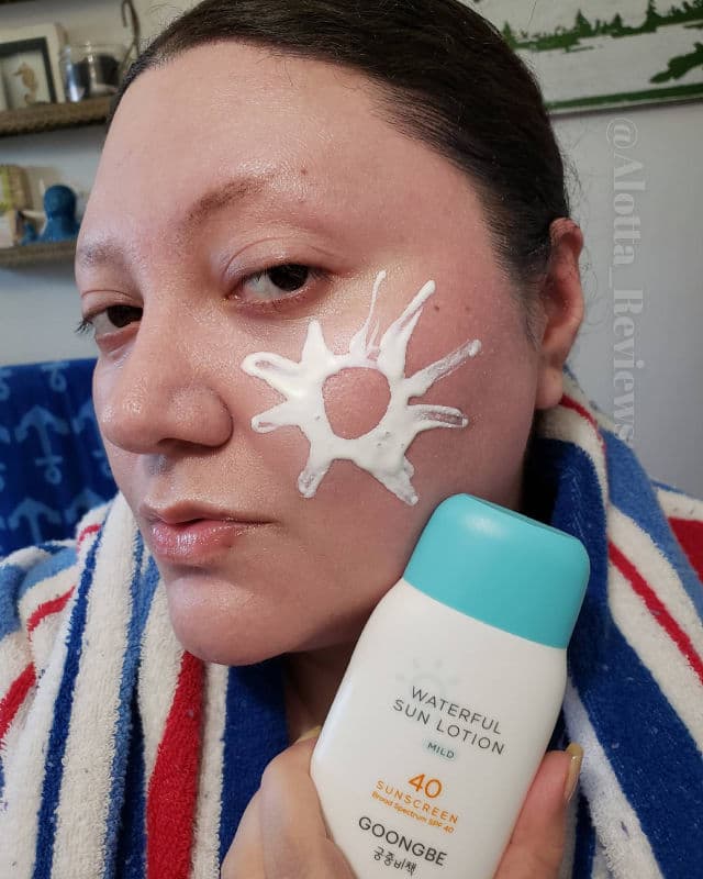 Goongbe Waterful Sun Lotion SPF50+ PA++++ review photo by AlottaxReviews