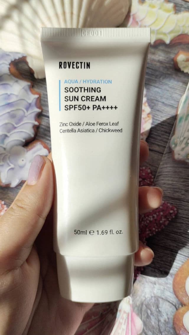 Rovectin Aqua Soothing Sun Cream SPF50+ PA++++ Reef-Safe review photo by lunabellarina