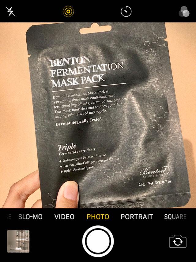 Fermentation Mask Pack  product review