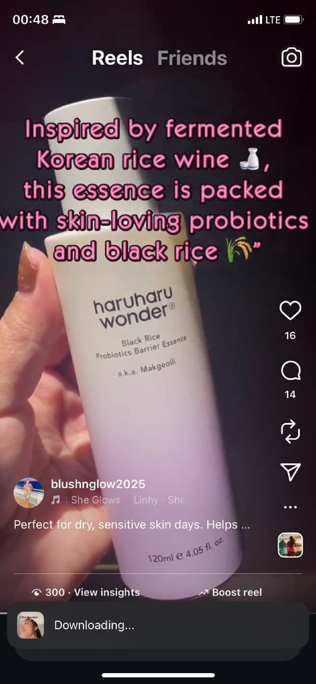 HaruHaru WONDER Black Rice Probiotics Barrier Essence review photo by blushnglow2025