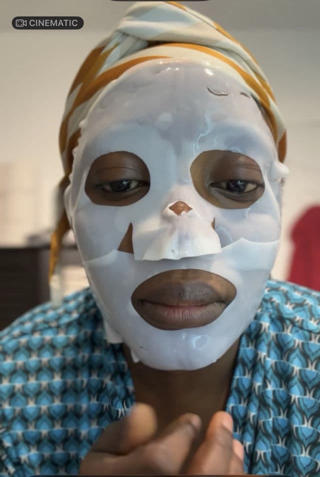 ANUA K-Pop Demon Hunters Ceramide Barrier Collagen Mask review photo by Esther Ighodalo