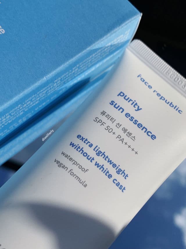 Face Republic Purity Sun Essence SPF50+ PA++++ review photo by isarangyoo