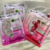 Garnier Sakura White Serum Sheet Mask review photo by taary