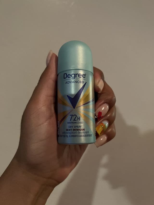 Degree Advanced 72hr Motion Sense Dry Spray Sexton Intrigue"Antiperspirant Deodorant review photo by TinaG007