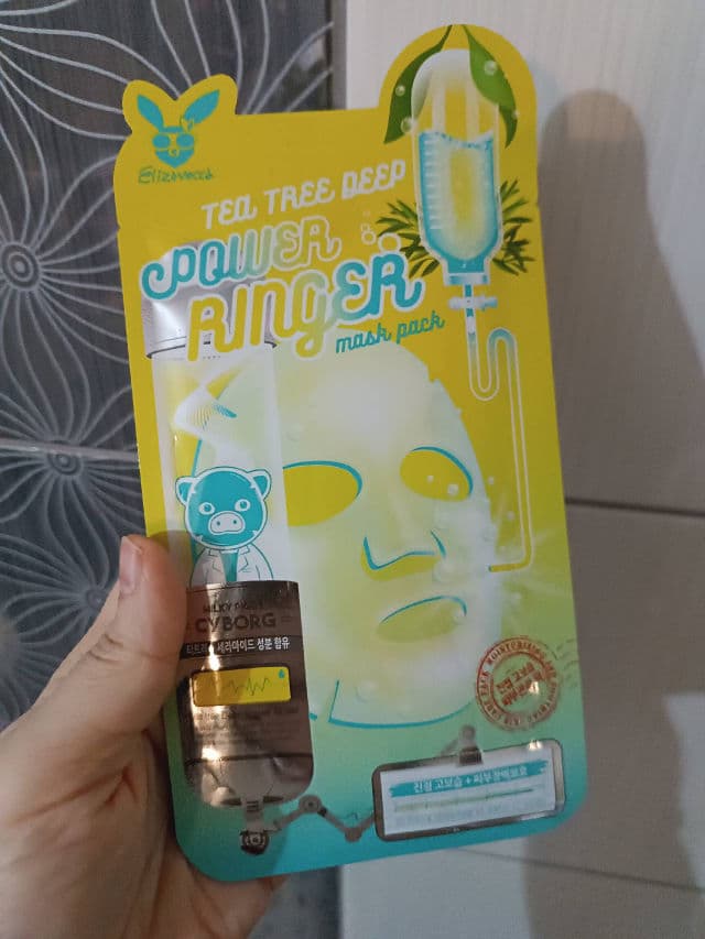 ELIZAVECCA Power Ringer Mask Pack: Tea Tree Deep review photo by thomai