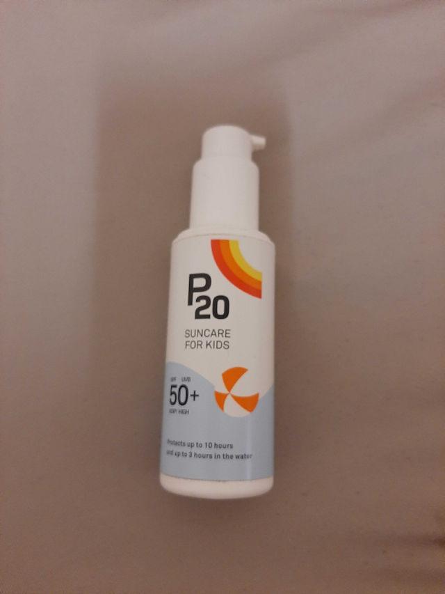 P20 Sun Cream For Kids SPF50+ product review