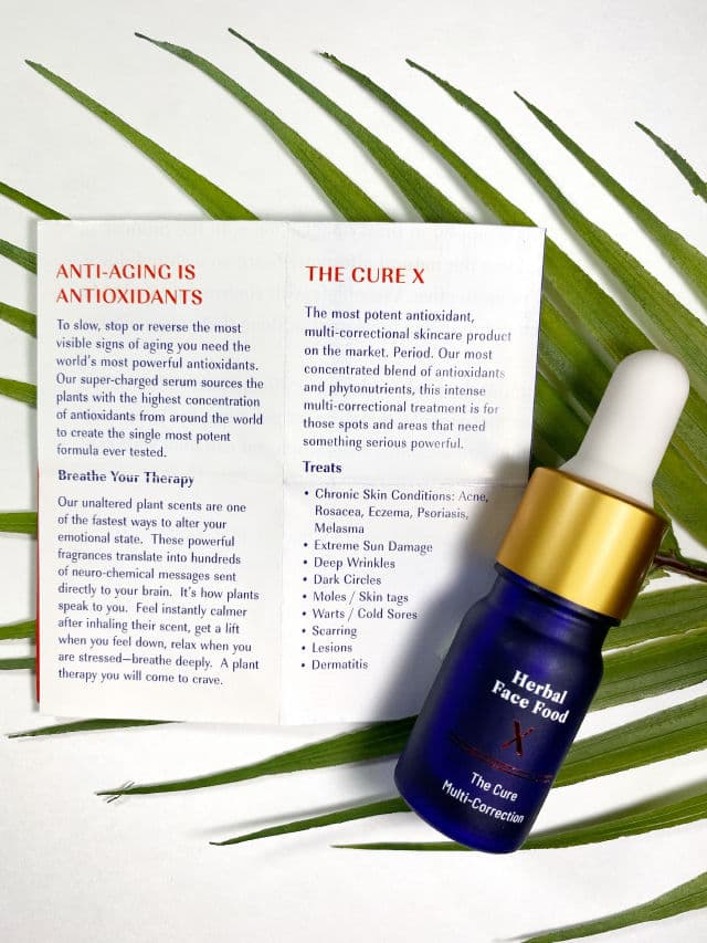 Herbal Face Food The Cure X review photo by APskinandbeauty