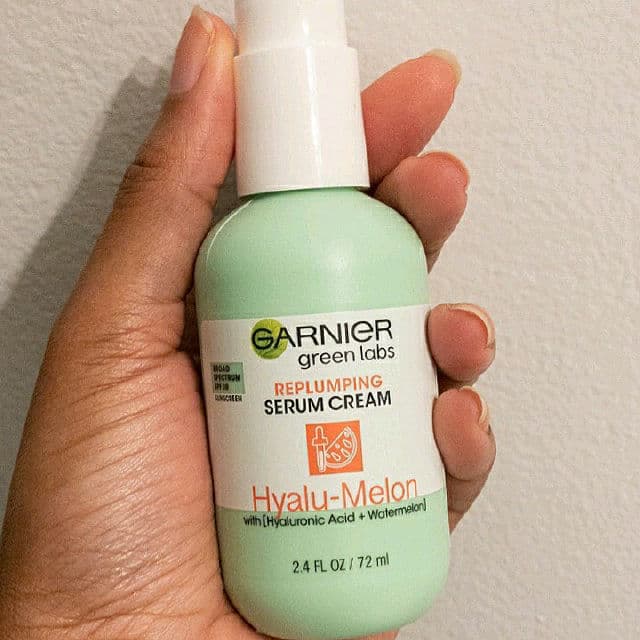 Garnier Green Labs Hyalu-Melon Replumping Serum Cream SPF 30 review photo by AlottaReviews