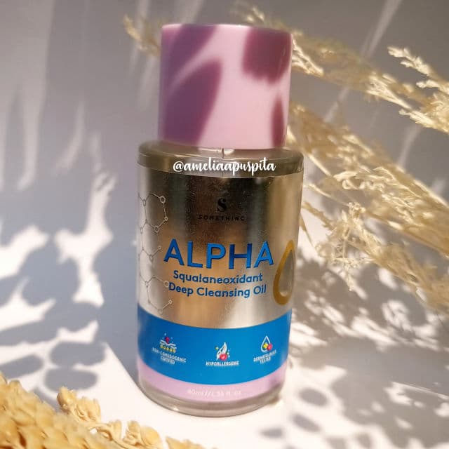 Somethinc Alpha Squalanexoidant Deep Cleansing Oil review photo by Ameliaapuspita