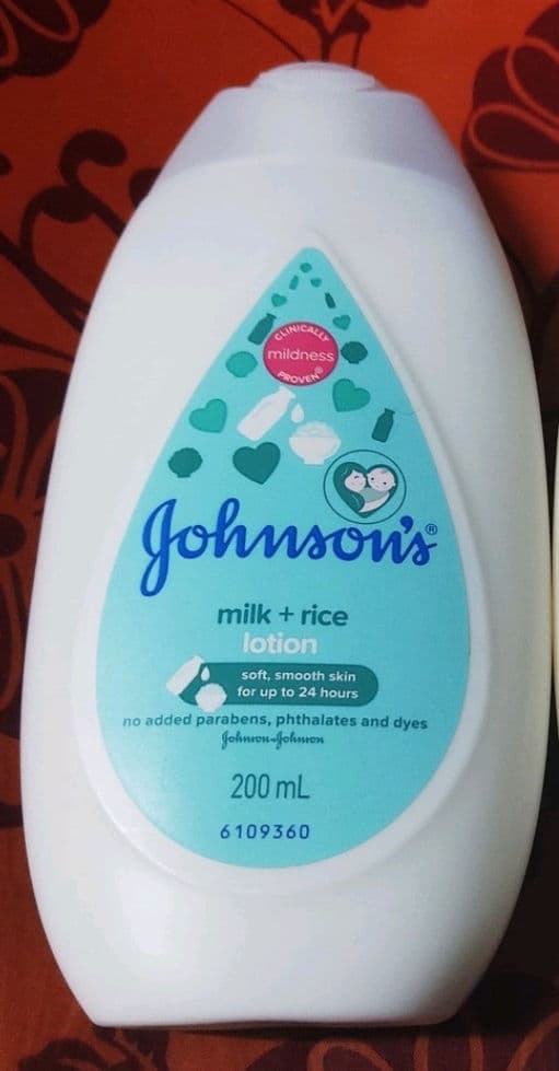 Johnson's Milk + Rice Baby Lotion review photo by ArchAngel