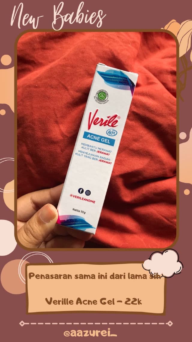 Verile Acne Gel review photo by Azurine