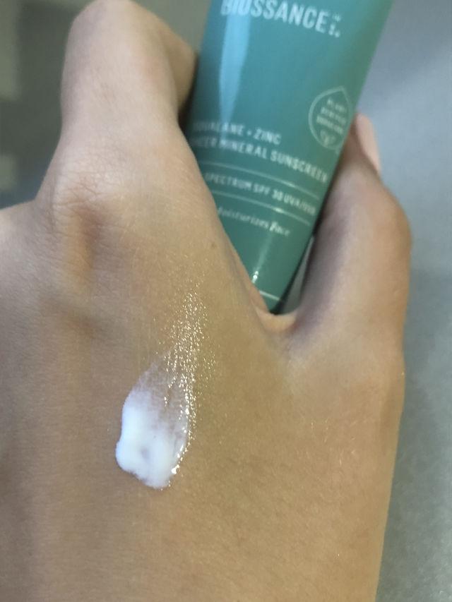 Squalane + Zinc Sheer Mineral Sunscreen SPF 30 PA +++ product review