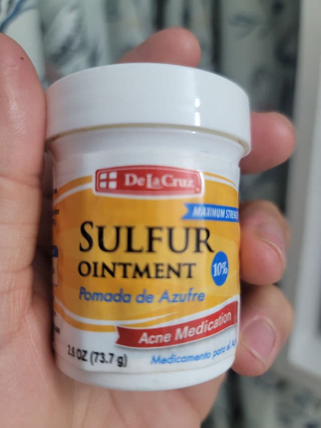 De La Cruz Sulfur Ointment 10% Acne Medication Ointment review photo by DrBroflovski