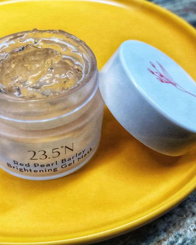 23.5°N Red Pearl Barley Whitening Gel Mask review photo by Camelliaskinensis