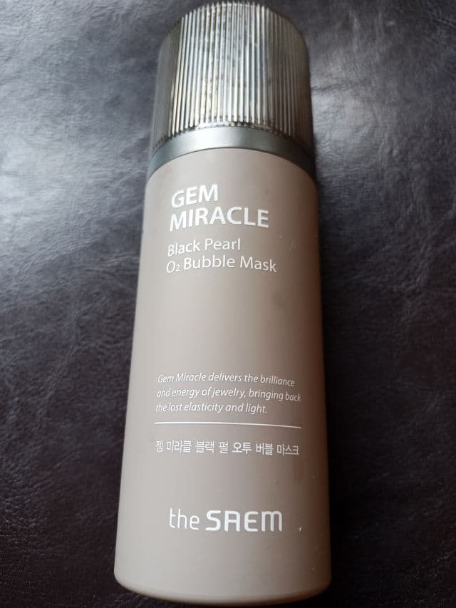 THE SAEM Gem Miracle Black Pearl O2 Bubble Mask review photo by Clarab13