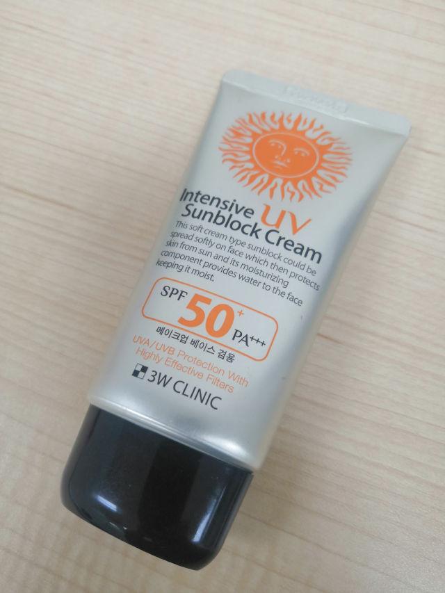 Intensive UV Sunblock Cream SPF50+/PA+++ product review