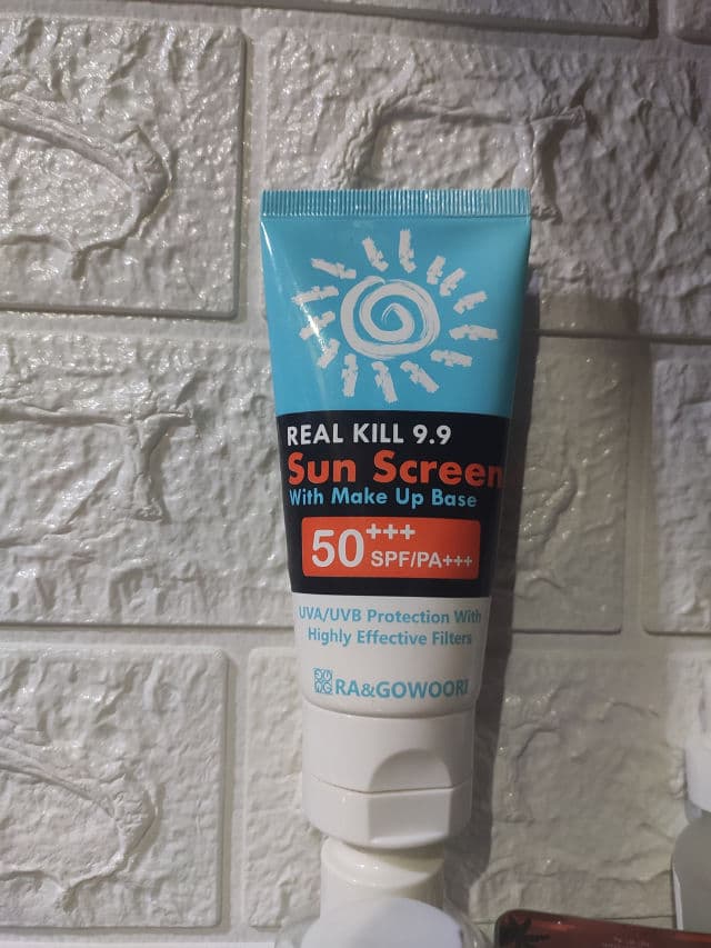 RA & Gowoori Real Kill 9.9 Sunscreen with Make Up Base SPF 50/PA+++ review photo by DaniaMay